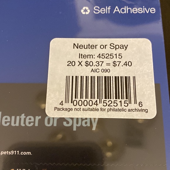 USPS save lives stamps sheet - Picture 2 of 2